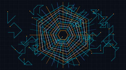 Abstract vector artwork representing deprecated model IDs sunsetting into modern agentic runtimes