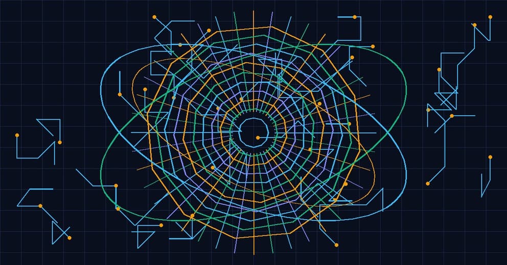 Upscale AI Launches Token Fabric to Unify Rival AI Chips Across 115.2 Tbps Scale-Up Silicon abstract technical diagram
